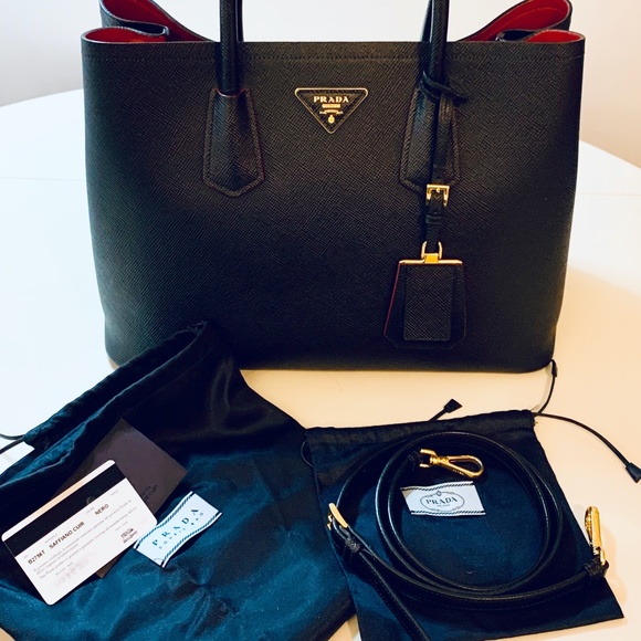 prada double bag